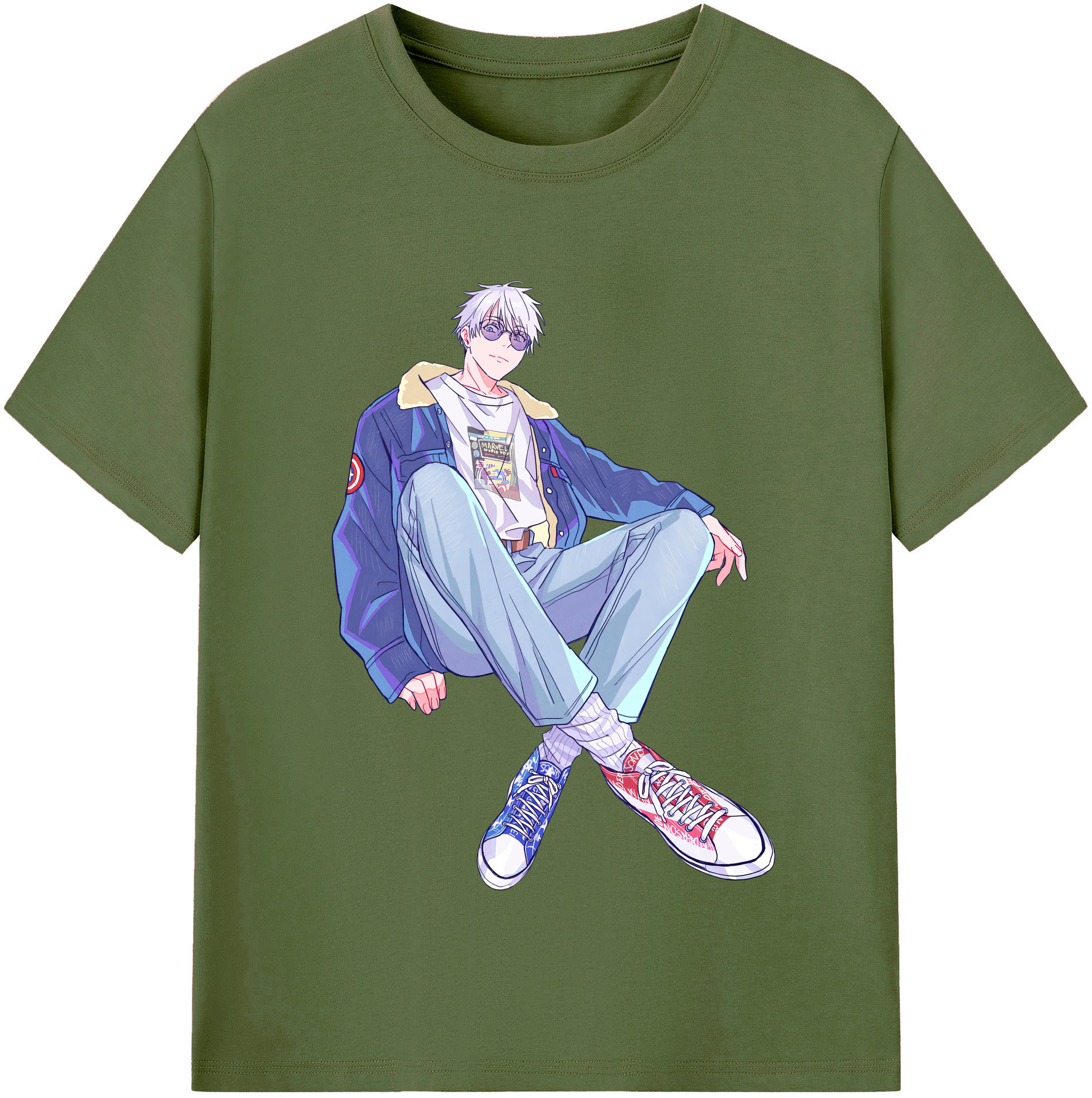 （画像用） 呪術廻戦 Jujutsu Kaisen 綿100％半袖Tシャツ（フロントプリント）
